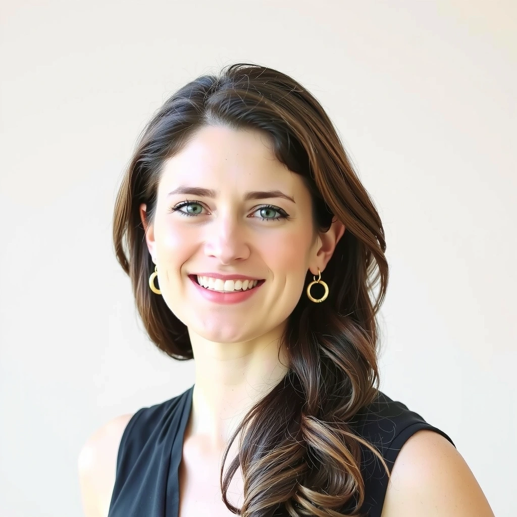 Instructor Jessica Green in a peaceful seated pose